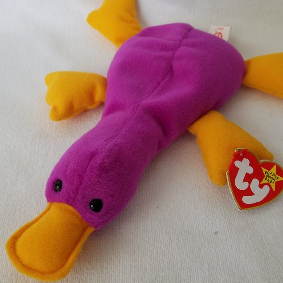 TY Beanie Babies Patti The Platypus #4025 1993, Vtg, Collectible, Retired - Picture 1 of 5
